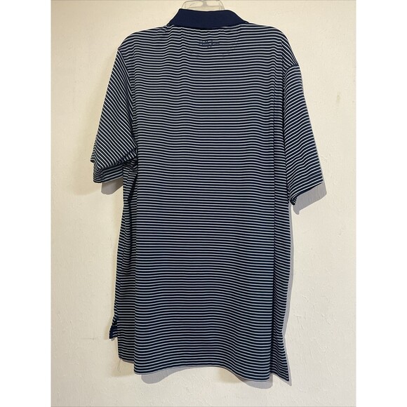 Bobby Jones Golf Polo Men's XL Blue Striped X-H20 Short Sleeve - Picture 4 of 4